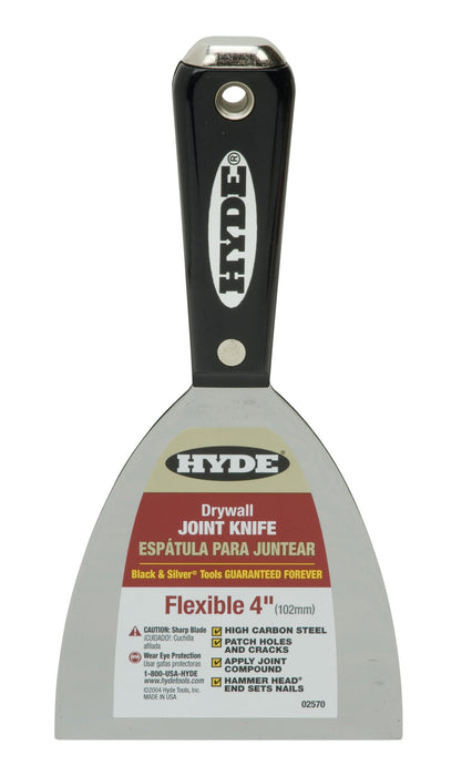 Hyde Tools 2570 Black & Silver Joint Knife
