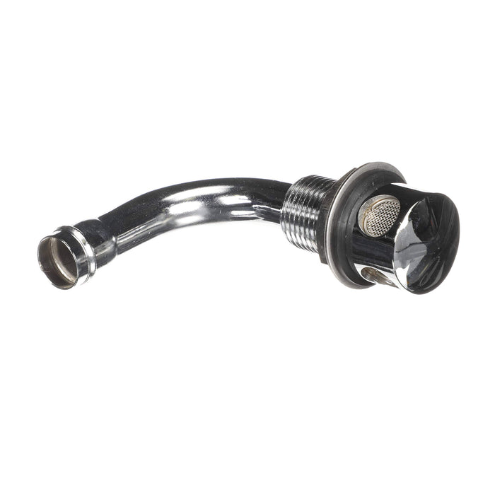 Seachoice 23041 Thru Hall Fuel Tank Vent, Chrome-Plated Brass, 5/8 in., 90 Degree