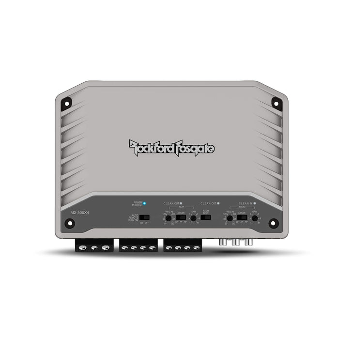 Rockford Fosgate M2-300X4 Element Ready Marine Amplifier, 4 Channels