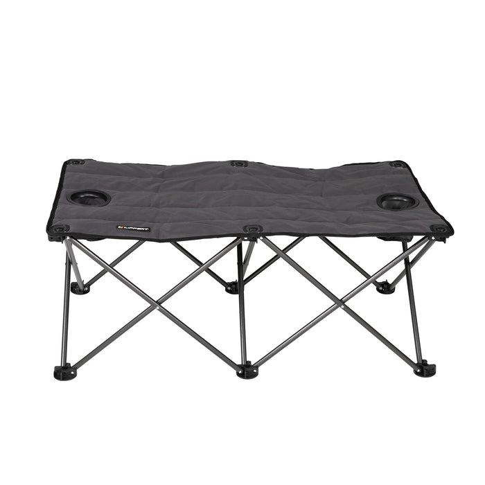 Lippert 2021123295 Campfire Folding Ottoman, Dark Grey