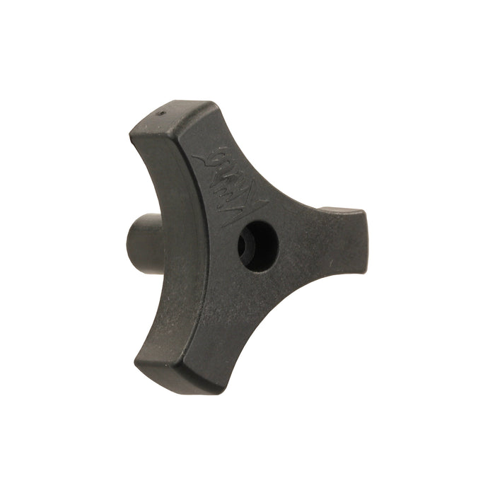 JR Products 20195 Tri-Lug Window Knob, Black
