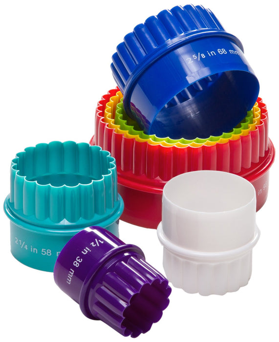 Progressive GCC-8 Prepworks Biscuit Cutters 7 Piece Set
