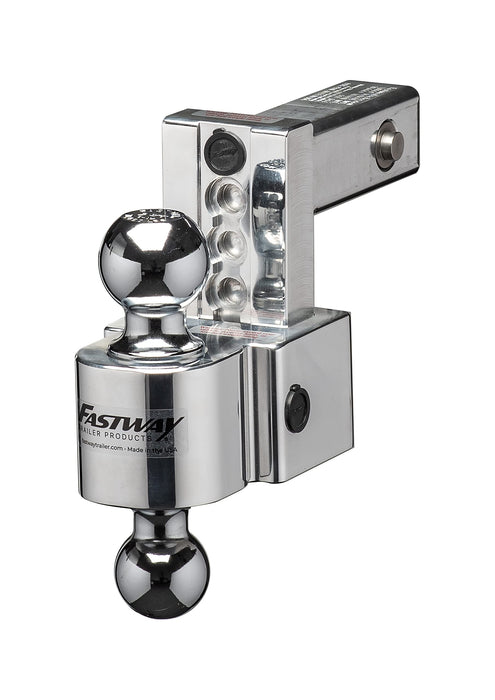 Progress Mfg 44004400 Flash DTALBM6400 2" Shank Adjustable Locking Ball Mt. 5", Rise, 4" Drop