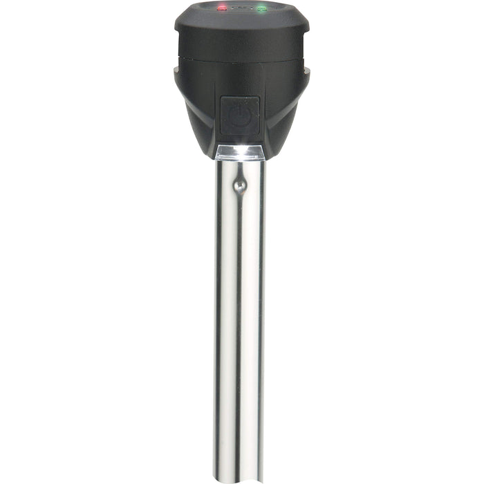 Attwood NV6LC1-14-7 LightArmor Bi-Color LED Navigation Pole Light, 14" Straight