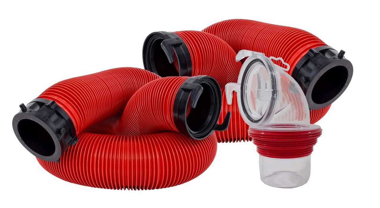 Valterra D04-0115 E-Z Coupler Bayonet RV Deluxe Sewer Hose Kit