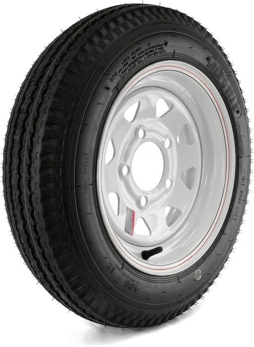 Loadstar 966-30865 Bias Tire And Wheel (Rim) Assembly 530-12 5 Hole 8 Ply
