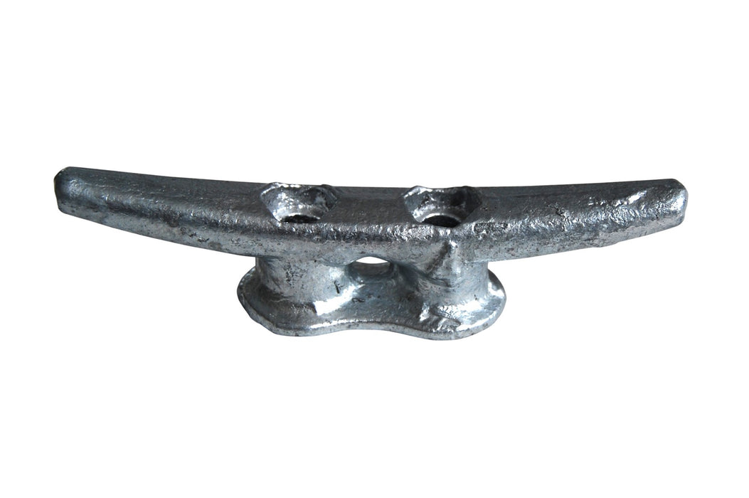 Dock Edge DE2804F Cast Iron Dock Cleat, Galvanized, 4"
