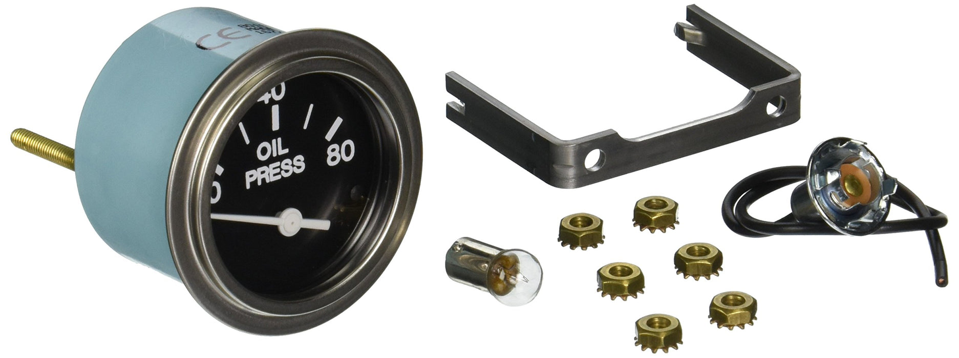 Sierra 80180P Heavy Duty Series Oil Pressure Gauge, 0-80 psi