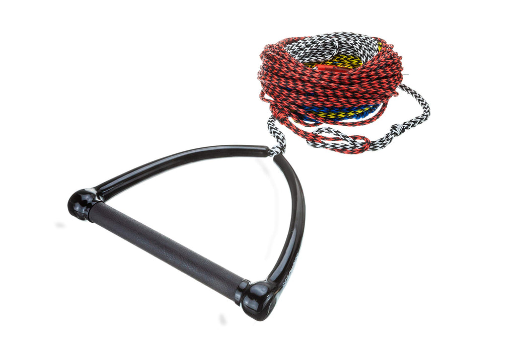 Seachoice 86734 4-Section Water Ski Rope, 75', 12" Handle with Rubber Grip