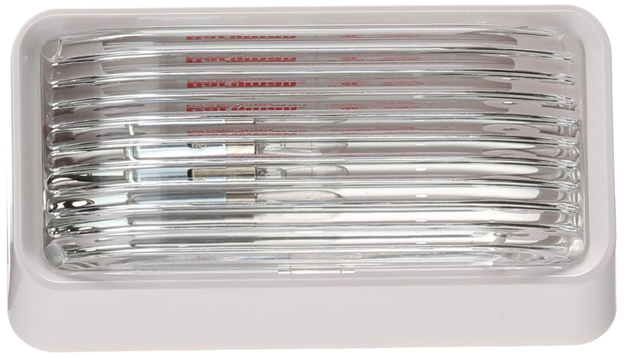 Fulton 30-78-515 Bargman #78 12V Porch/Utility Light, White w/Clear Lens, Bulk Pack