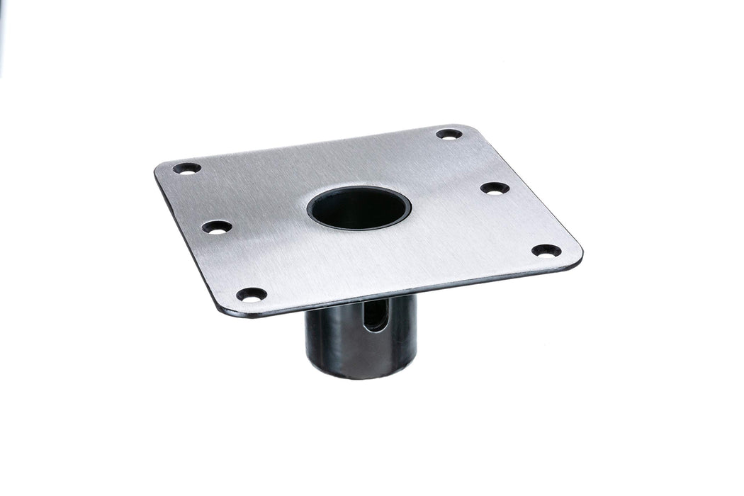 Attwood SP-69773 Snap-Lock 1.77" Seat Base Stainless Steel 7" x 7"