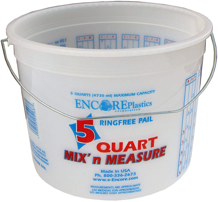 Encore 1000853 Plastic Pail 5 Qt. w/Ring