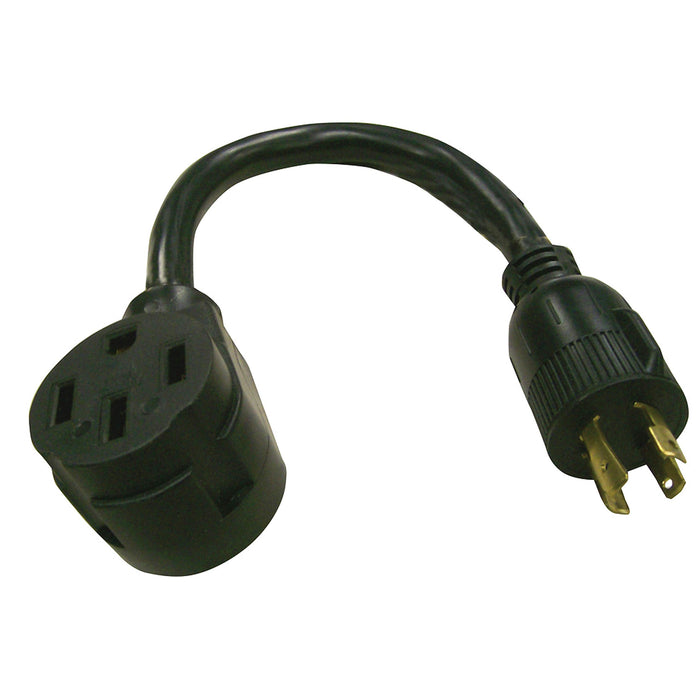 Valterra A10-G30450VP Dogbone Mighty Cord 12" Adaptor Cord for RV Generator