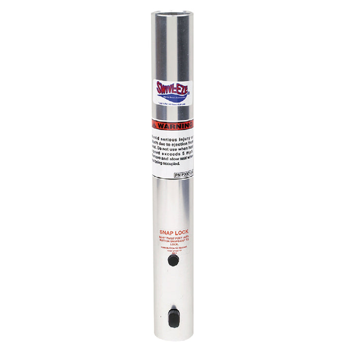 Attwood SP-29130 Snap-Lock 1.77" Fixed Height Post Anodized Aluminum 13"