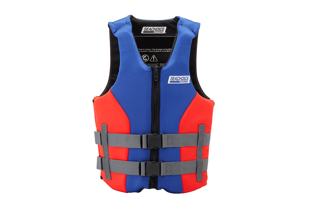 Seachoice 99501 Adult Dual Sized Evoprene Vest Blue, L/XL