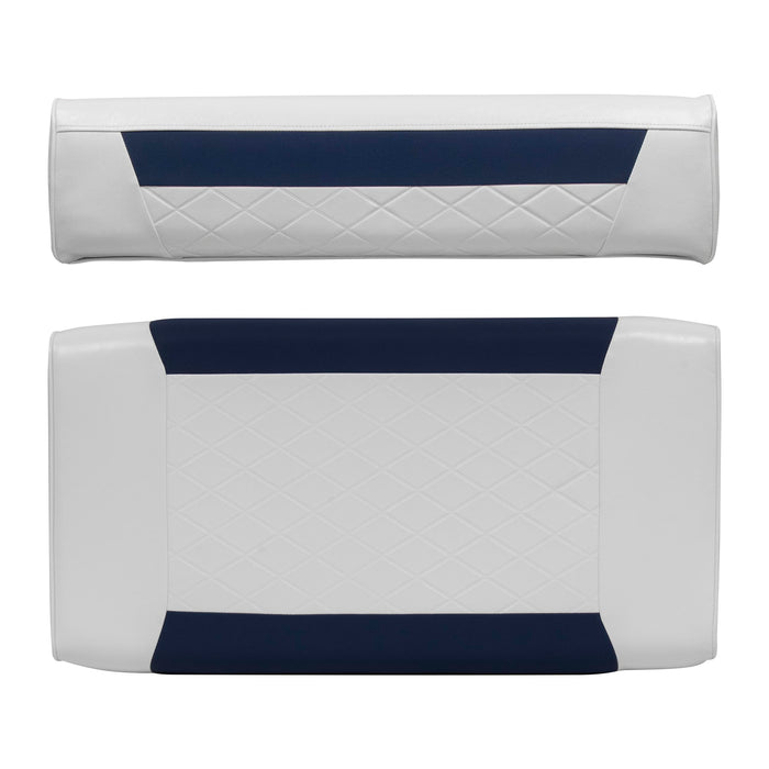 Wise Back Rest & Seat Cushion Set for 70/62 Qt, White and Mariner Blue Replacement Seating