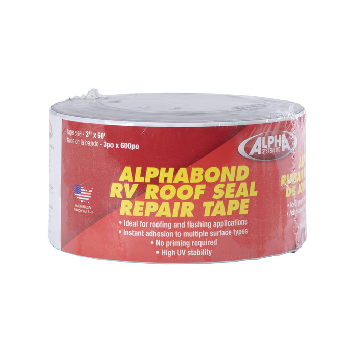 Lippert 862408 Alpha Systems All-Purpose Butyl Tape, 3" X 50", White