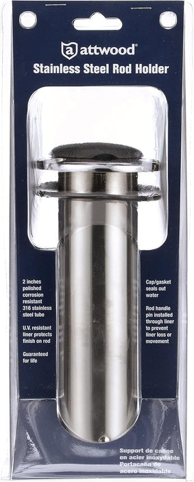 Portacañas Attwood Standard Series - Inserto negro de 0 grados