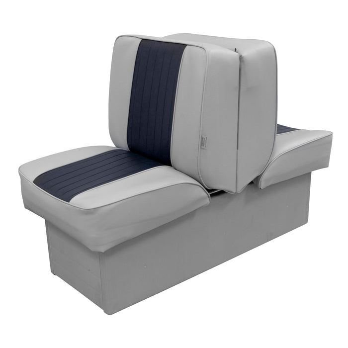 Wise Seats 8WD707P-1-660 Deluxe Lounge, Gray/Navy