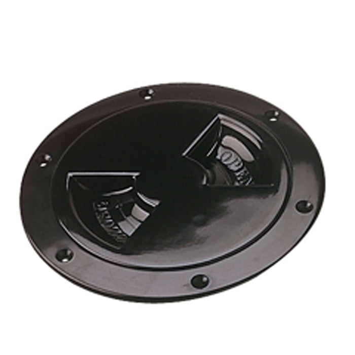 Sea Dog 337165-1 Sea-Dog Screw Out Deck Plate, 6" Black
