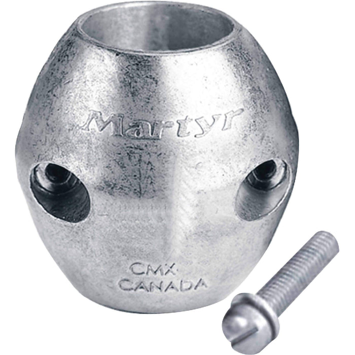 Martyr CMX06S Streamlined Shaft Zinc Anode With Stainless Steel Slotted Head