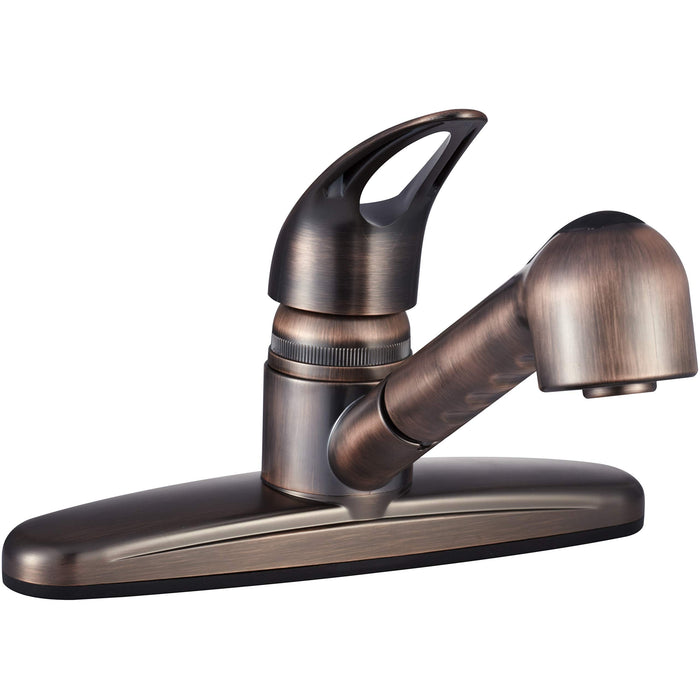 Dura Faucet DF-PK100-ORB Non-Metallic Pull-Out Kitchen Faucet, Rubbed Bronze