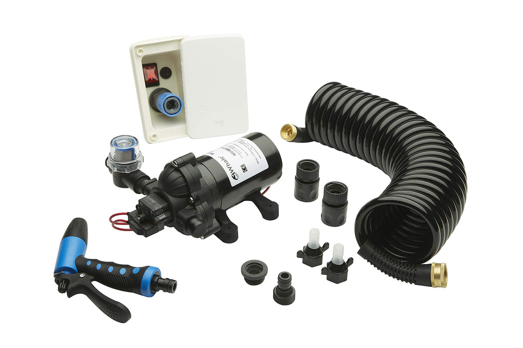 Whale WD3517E High Pressure Wash Down Elite Pump Kit, 3.5 GPH, 12V