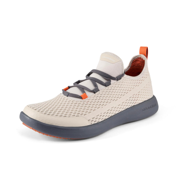 Grundens 60061-116-1115 CrossCurrent Boat Shoe-Bone-M 11.5