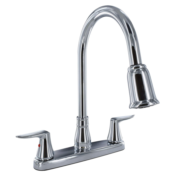Valterra PF221306 Catalina Two Handle Kitchen Faucet, Chrome