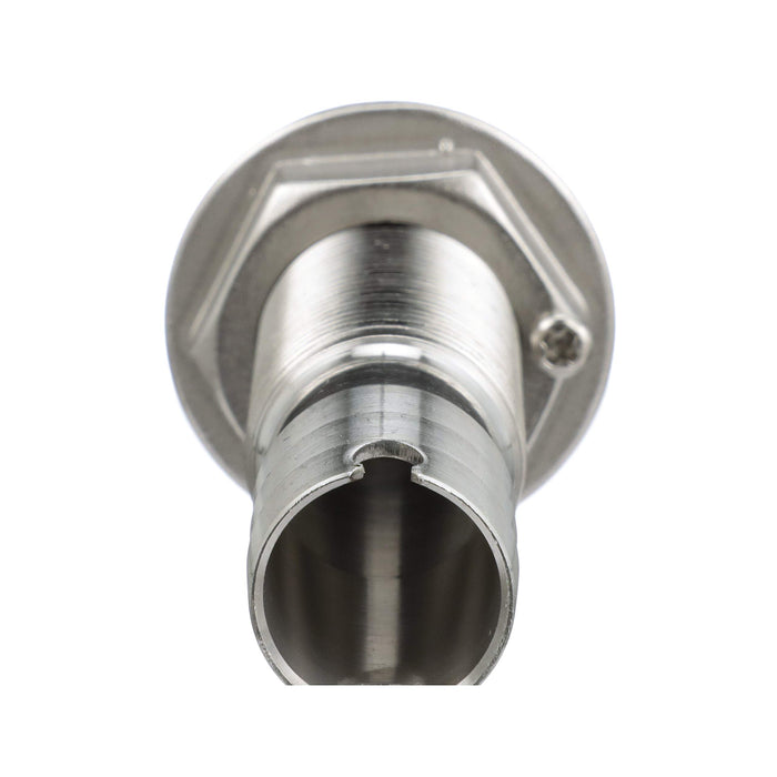Seachoice 50-18601 Thru Hull Fitting, Mega-Flow Dripless, 316 Stainless Steel, Fits 3/4" Hose, 1-1/2" Max Hull