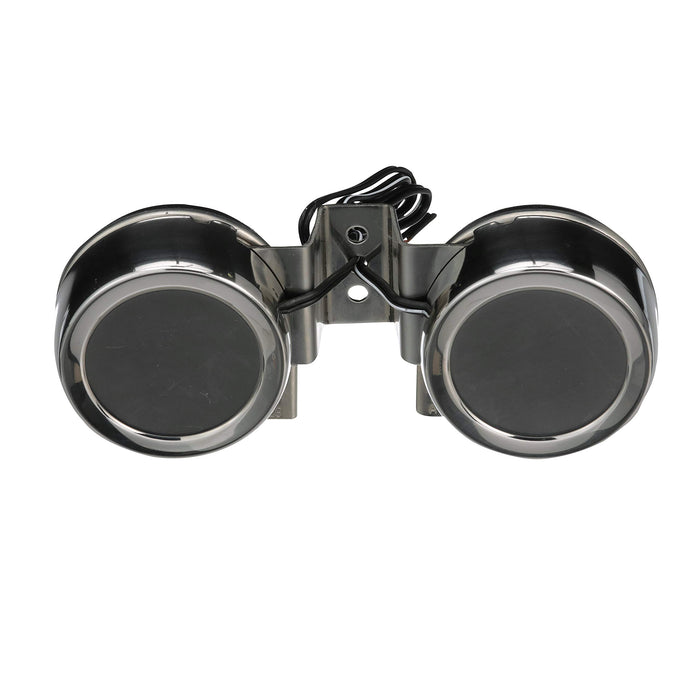 Seachoice 14521 Compact Electric Horns, 108 dB, Twin Horns w/ SS Covers, 12V DC Power, 8 Amp