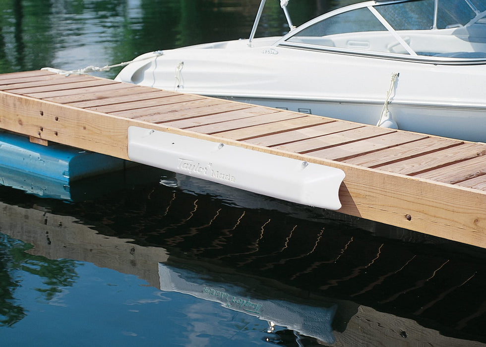 Taylor Made Products 45500 Taylor Dock Pro Heavy-Duty Vinyl Dock Bumper 4" D x, 5" H White