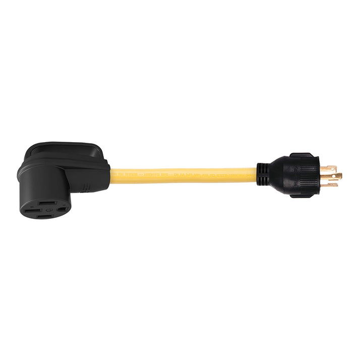 Weekender 3050GPA ParkPower RV Generator Adapter Cord, 30A/125V Locking Male to 50A 125/250V Female
