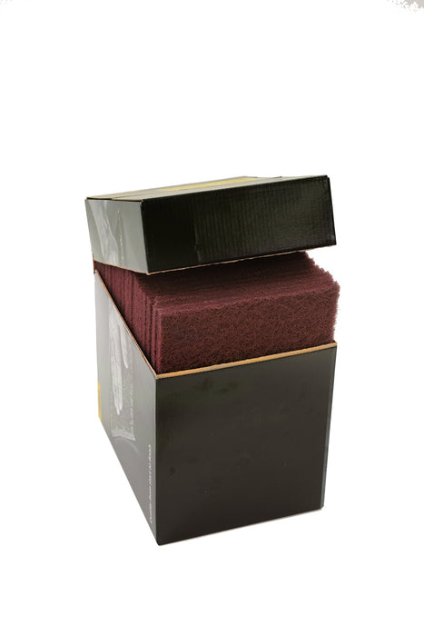Mirka 18-111-447 Mirlon 6" x 9" Maroon Scuff Pad