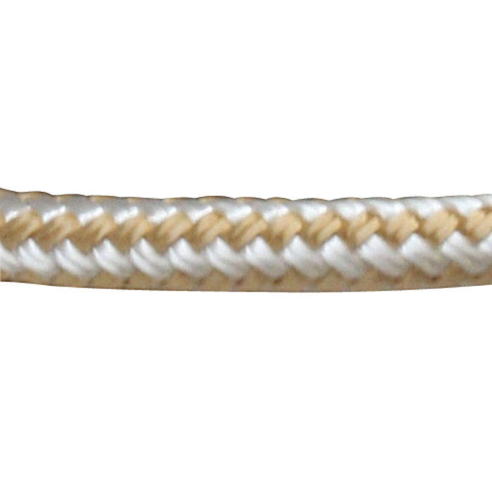 Sea Dog 302110100G/W-1 Premium Double Braided Nylon Anchor Line Gold/White, 3/8" Ã— 100'