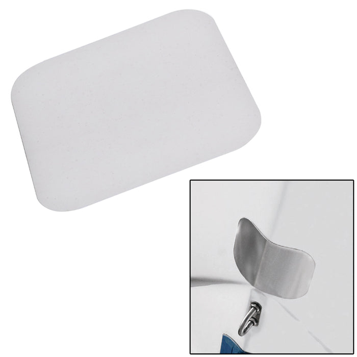 Megaware ScuffBuster™ Standard - 5,75" x 4,5" - Protector de proa sólido - 22G - Acero inoxidable