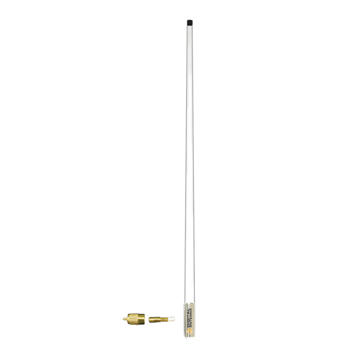 Antena digital 598-SW-S Antena marina AIS de 8 pies con cable de 25 pies