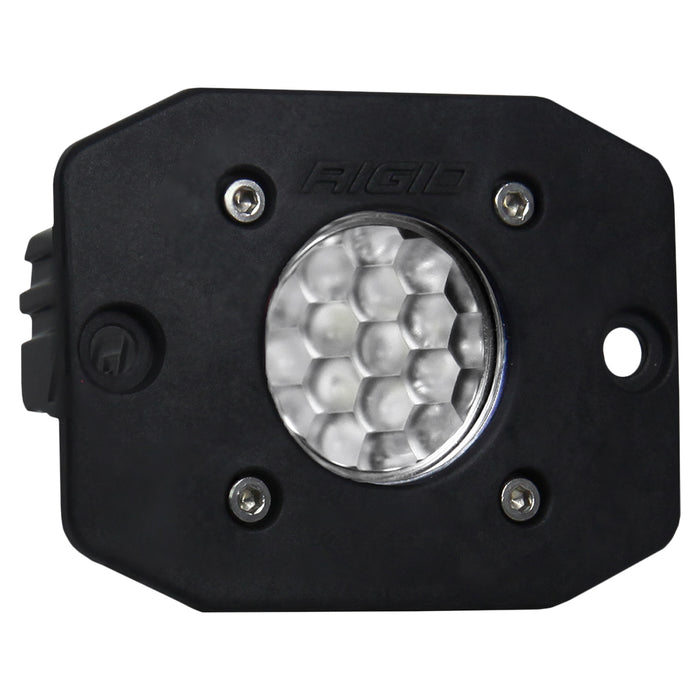 Lámpara empotrada Ignite de RIGID Industries, difusa, individual, color negro