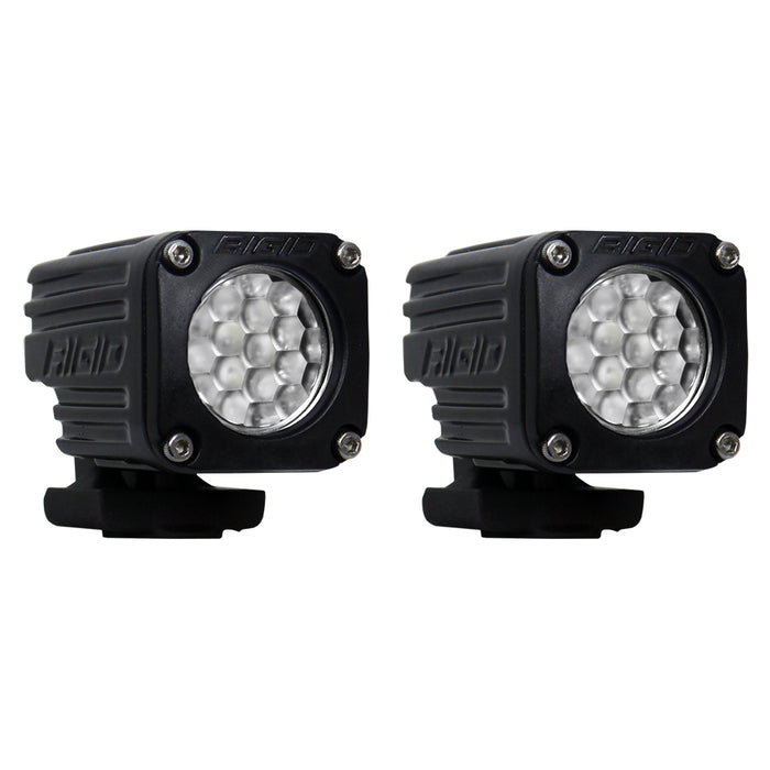 RIGID Industries Ignite - Montaje en superficie difuso - Par - Negro