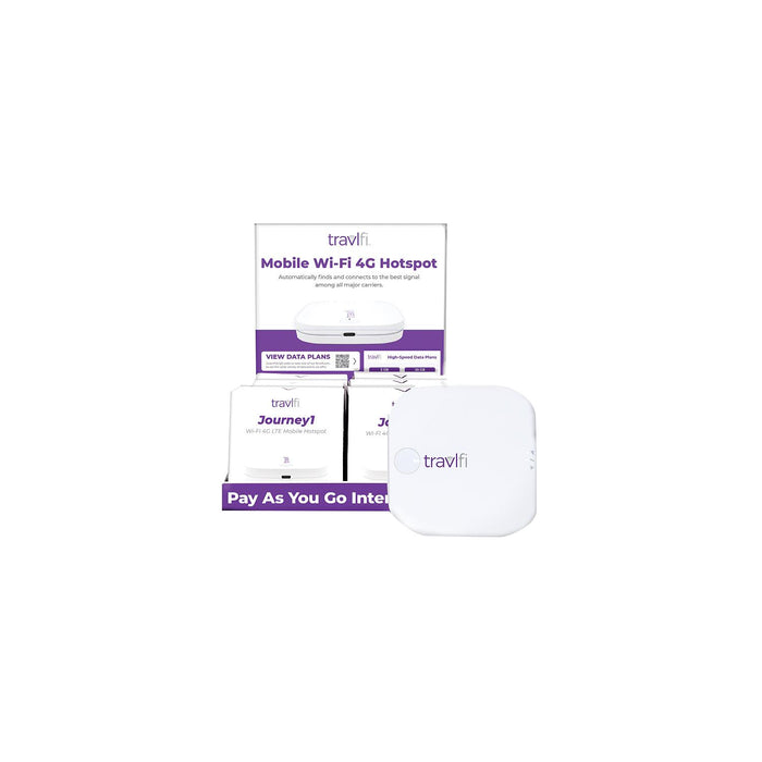 Pace 700-010-PACK Travlfi Journey1 Wi-Fi LTE Mobile Hotspot, 6/pk w/Display