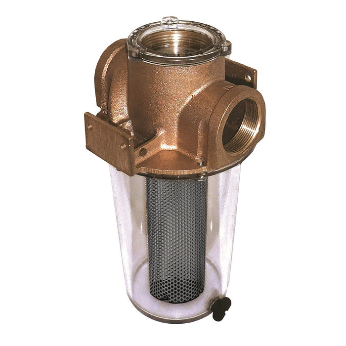 Groco ARG-1500 Series 1-1/2" Raw Water Strainer with Monel Basket