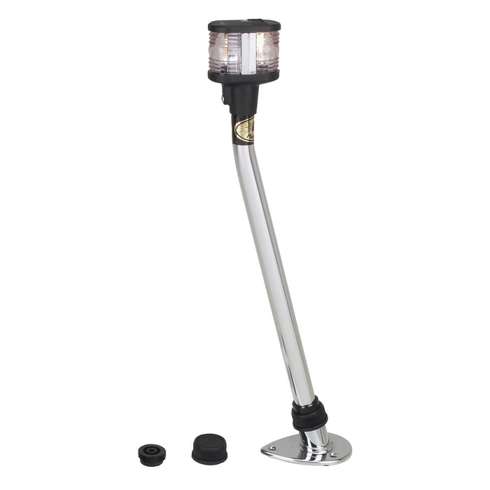 Perko 1125DP4CHR Combinación de montaje enchufable/luz integral blanca - 12 V