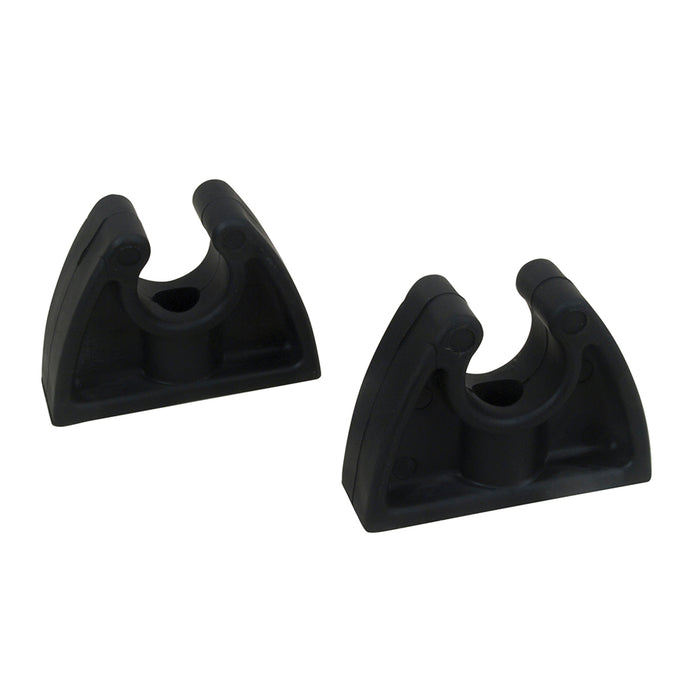 Clips de almacenamiento para postes Perko - Negro - Par