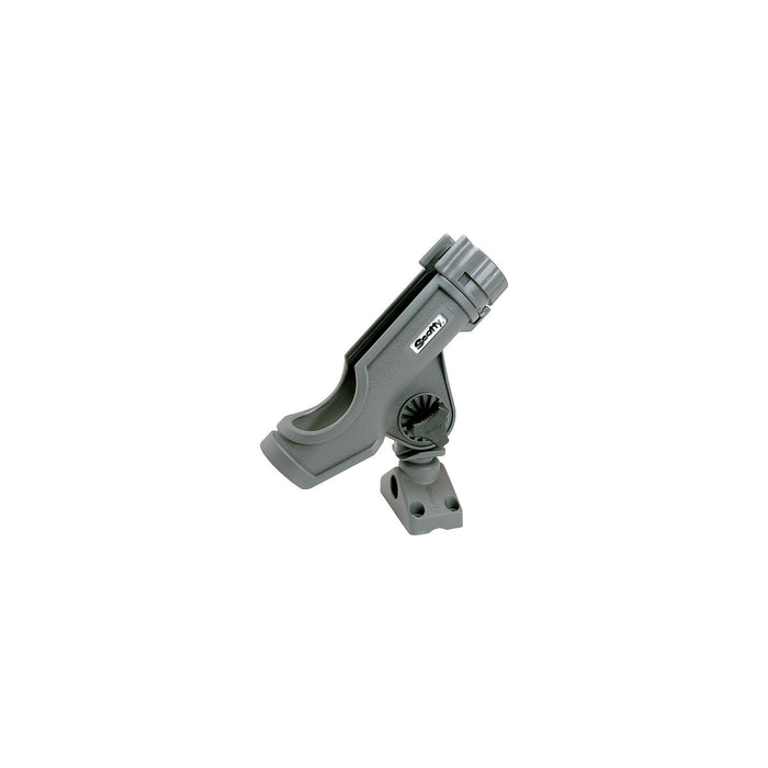 Scotty 0230-GR Powerlock Rod Holder w/#241 Side/Deck Mount, Gray
