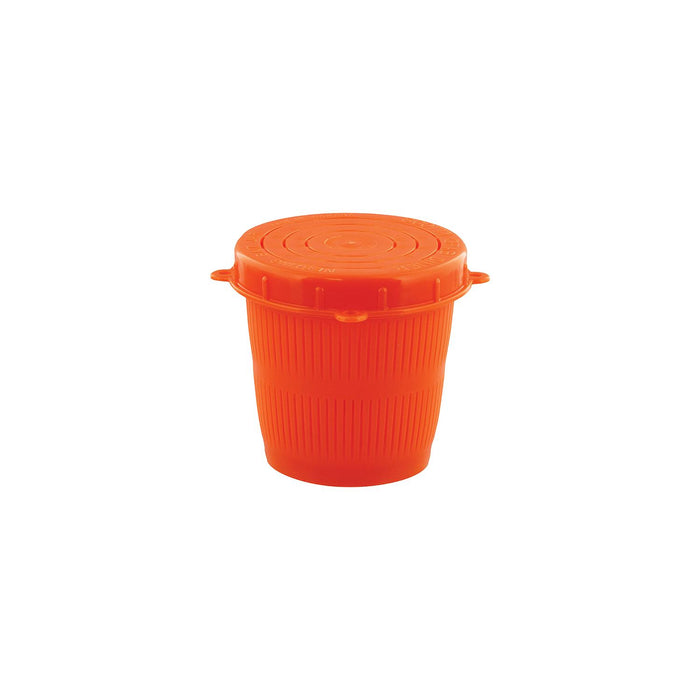 Scotty 672 672 0.5L Vented Bait Jar, Florescent Red, 100/case