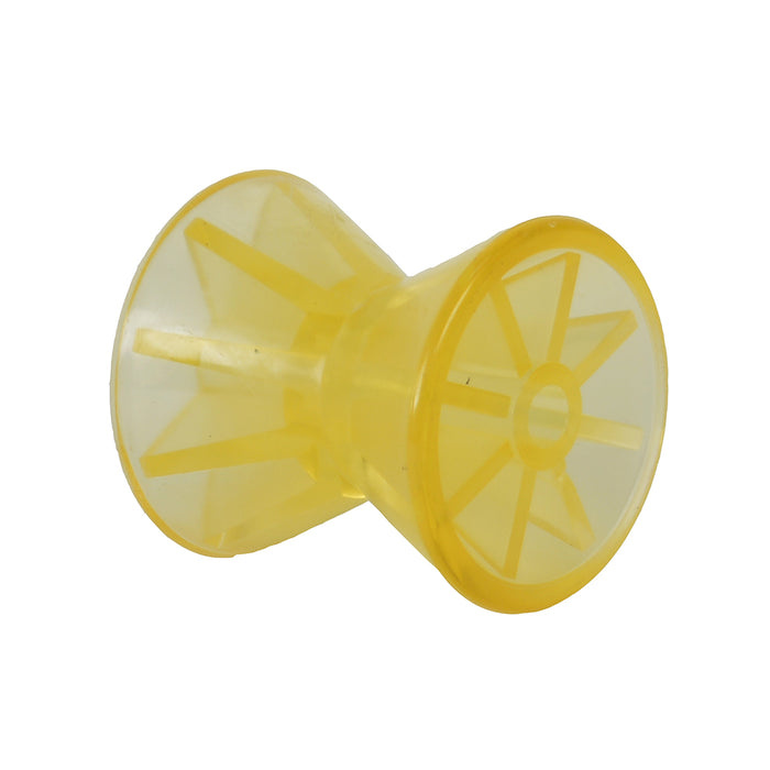 Rodillo de arco CE Smith - PVC amarillo - 4" x 1/2" DI