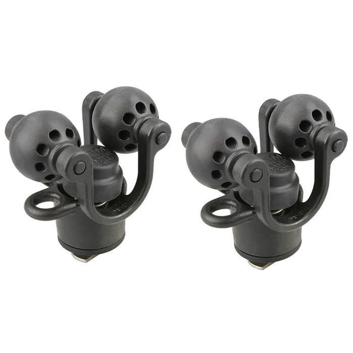 Paquete de 2 soportes RAM Mount RAM® Roller-Ball™ para paletas y accesorios