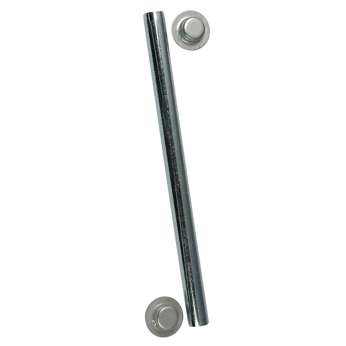 Paquete CE Smith con eje de rodillo de 1/2" x 12-3/4" con tuercas ciegas, zinc