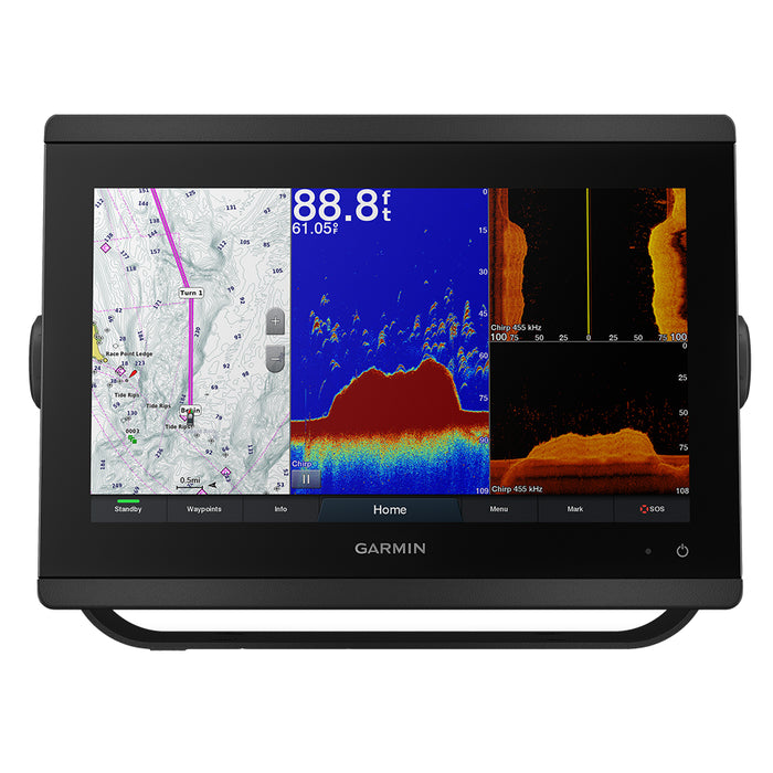 Plotter/sonda Garmin GPSMAP® 8412xsv de 12" con mapa base mundial y sonda