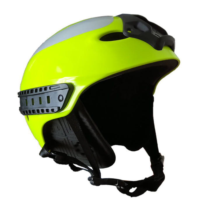 Casco acuático First Watch First Responder (talla pequeña/mediana), color amarillo de alta visibilidad
